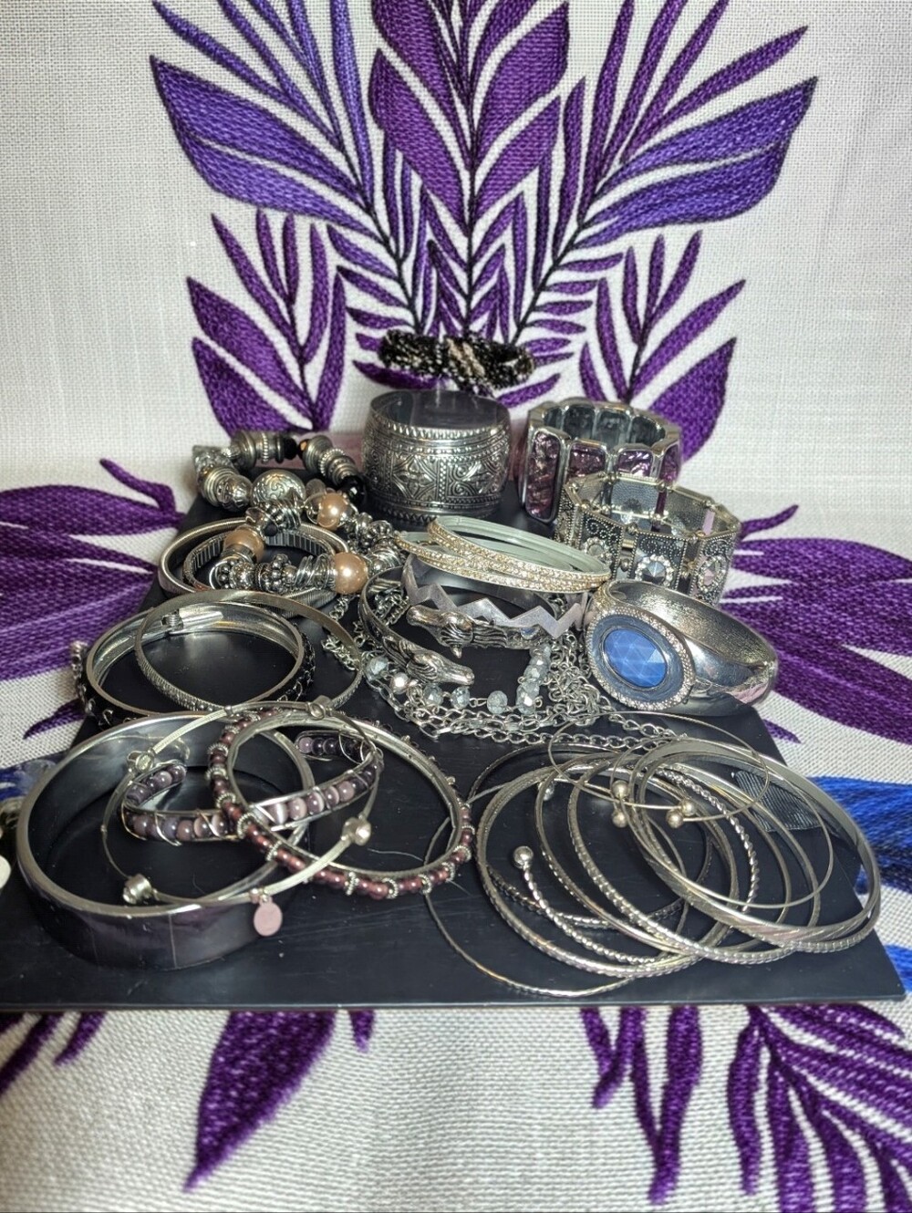 ✨ Ultimate Bohemian Silver Statement Bracelet Lot ✨ - Picture 10 of 12